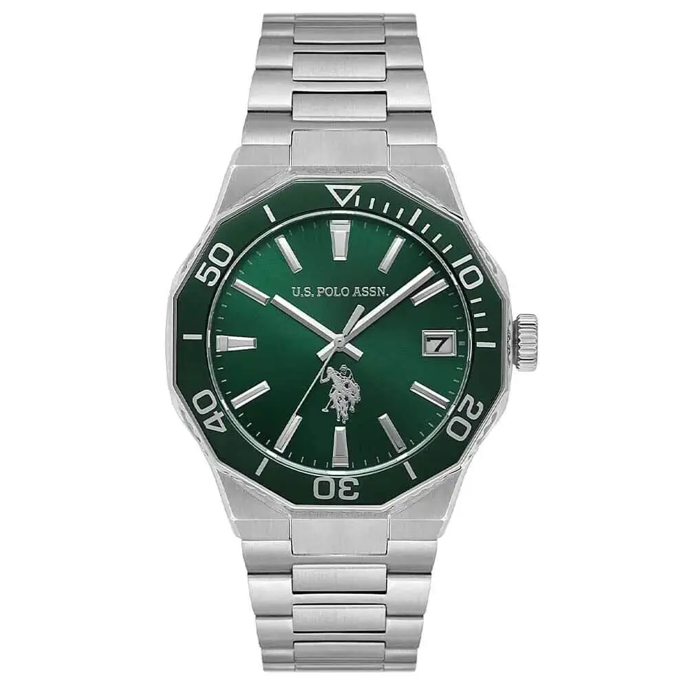 U.s. Polo Assn. USPA1130-04 Quartz Çelik Siyah Lacivert Kadran 43 mm Erkek Kol Saati