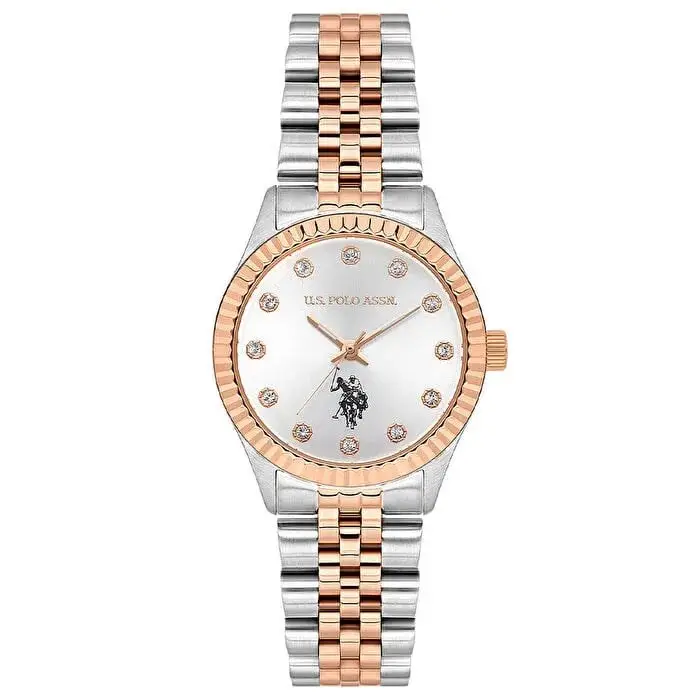 U.s. Polo Assn. USPA2086-06 Quartz Çelik Rose/Gri 30 mm Kadın Kol Saati