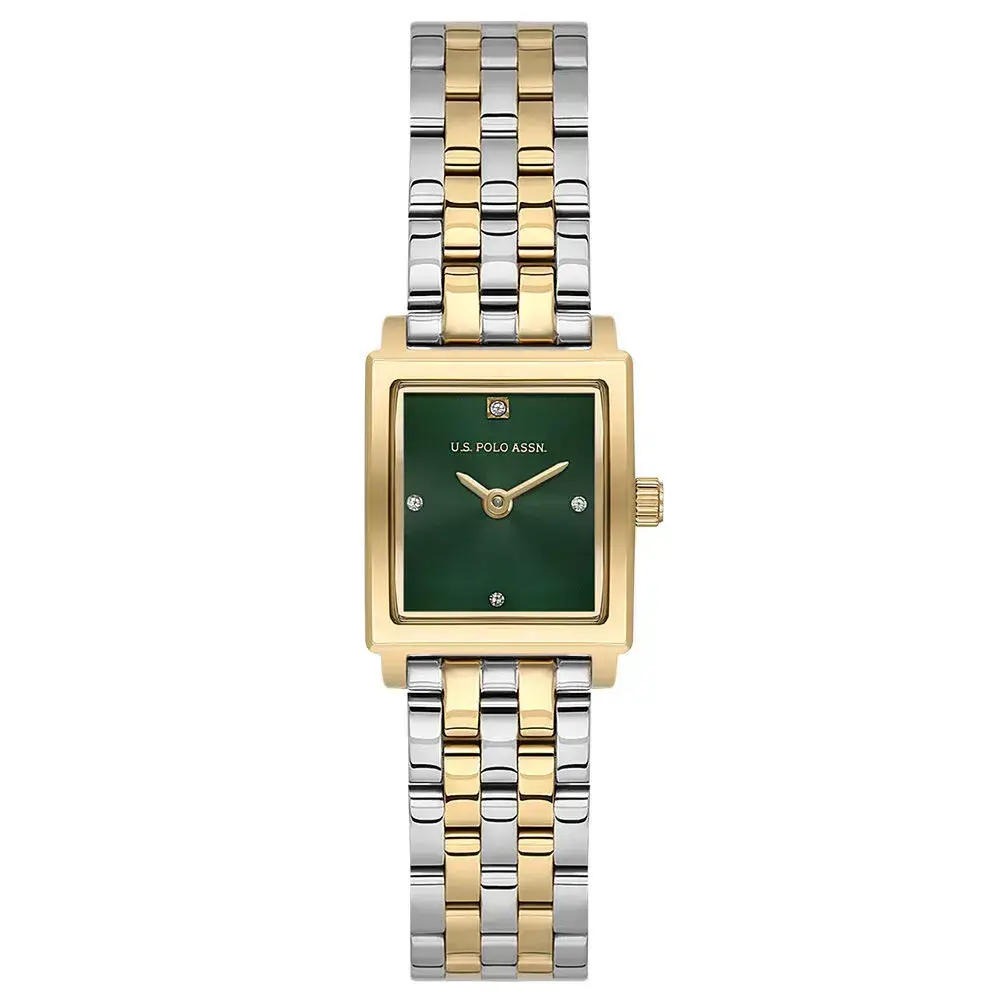 U.s. Polo Assn. USPA2107-02 Quartz Çelik Gri Altın Rengi 19x27 mm Kadın Kol Saati