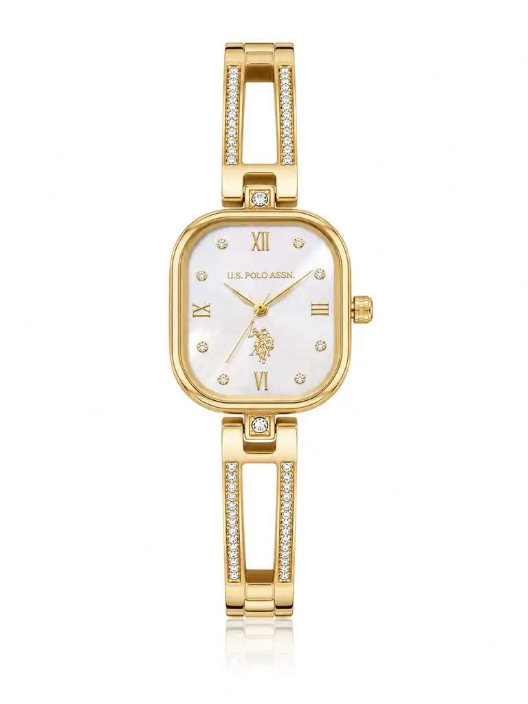 U.s. Polo Assn. USPA2167-01 Quartz Çelik Altın Rengi 24x30 mm Kadın Kol Saati 
