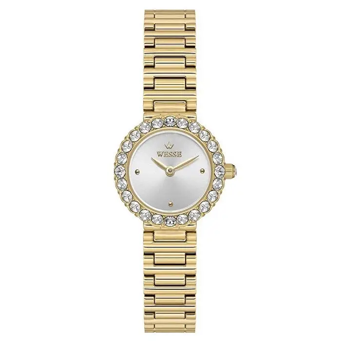 Wesse WWL112103 Quartz Çelik Altın Rengi 25 mm Kadın Kol Saati