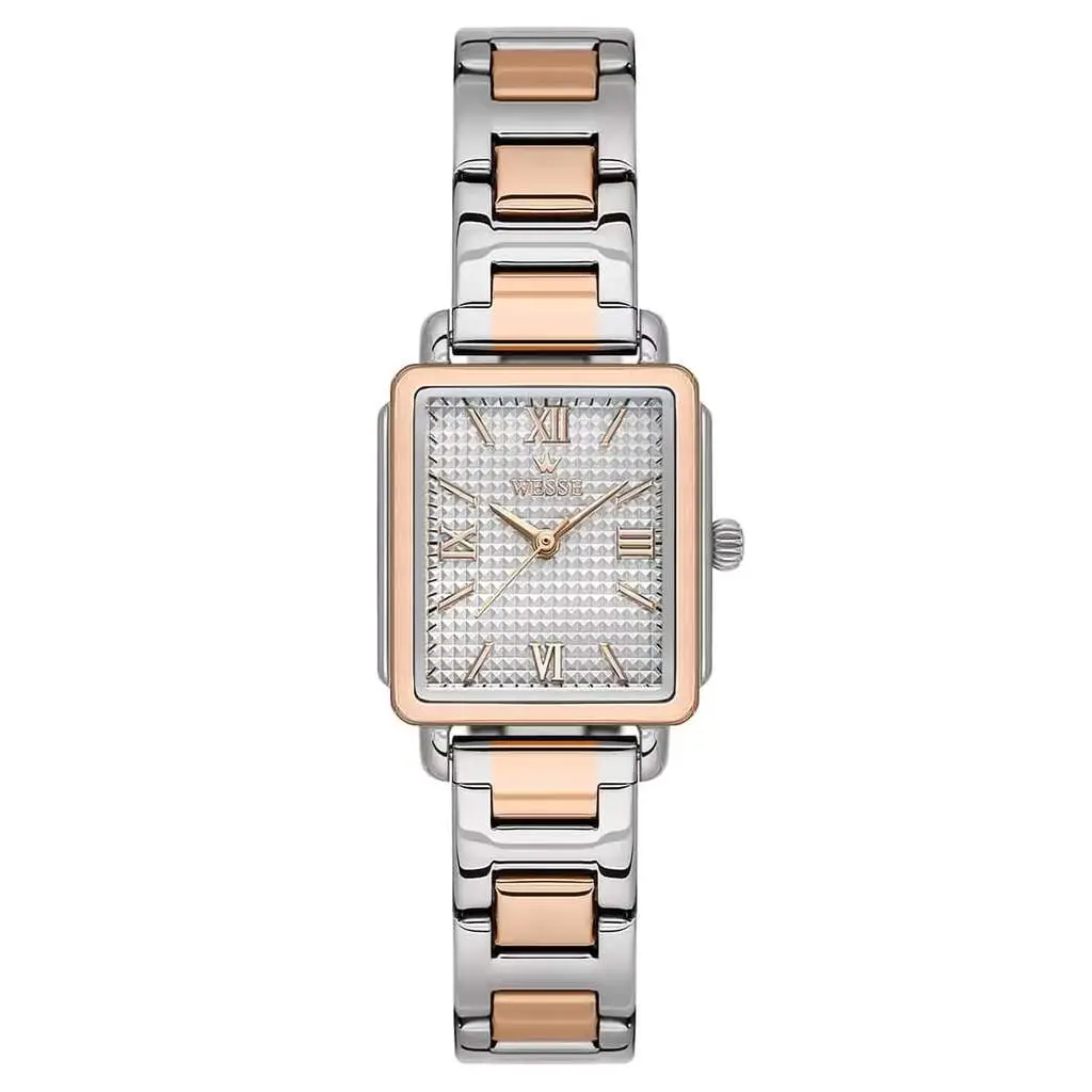 Wesse WWL114902 Quartz Çelik Gri Rosegold 25x35 mm Kadın Kol Saati