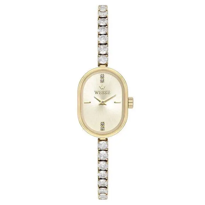 Wesse WWL116803 Quartz Çelik Altın Rengi 20 mm Kadın Kol Saati 