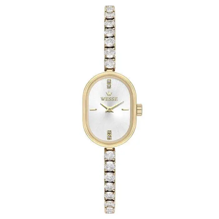 Wesse WWL116804 Quartz Çelik Altın rengi Gri Kadran 20 mm Kadın Kol Saati