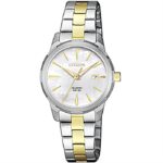 Citizen EU6074-51D Quartz Çelik Altın/Gri 28 mm Kadın Kol Saati