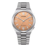 Citizen NJ0159-86Z Quartz Çelik Gri Somon Kadran 5 ATM 40 mm Erkek Kol Saati