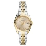 Fossil FES4949 Quartz Çelik Altın/Gri 32 mm Kadın Kol Saati