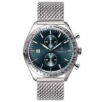 Gant G142007 Quartz 45 mm Gri Hasır Kordonlu Kronolu Erkek Kol Saati
