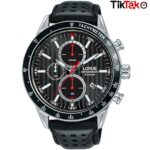 Lorus RM335GX9 Quartz Deri Siyah 10 ATM 45 mm Erkek Kol Saati