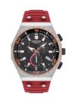 Quantum HNG1012.358 Quartz Kronograf Silikon Kırmızı 49 mm Erkek Kol Saati