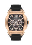 Quantum HNG1168.441 Quartz Silikon Siyah 44 mm Erkek Kol Saati