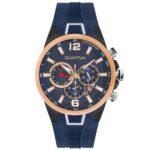 Quantum PWG924.899 Quartz Silikon Lacivert 46 mm Erkek Kol Saati