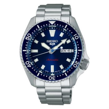 Seiko SRPL83K Otomatik Çelik Gri Lacivert Kadran 10 ATM 43 mm Erkek Kol Saati