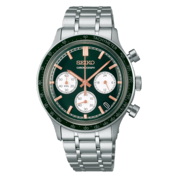 Seiko SSB481P1 Quartz Çelik Gri Yeşil Kadran 10 ATM 39 mm Erkek Kol Saati