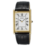 Seiko SWR104P Quartz Deri Siyah Beyaz Kadran 27 mm Erkek Kol Saati