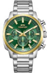 Slazenger SL.09.2479.2.05 Quartz Çelik Altın/Gri Yeşil Kadran 43 mm Erkek Kol Saati