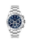 Slazenger SL.09.2512.2.03 Quartz Çelik Gri Mavi Kadran 40 mm Erkek Kol Saati