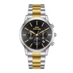 Slazenger SL.09.2545.2.05 Quartz Çelik Altın/Gri Siyah Kadran 40 mm Erkek Kol Saati