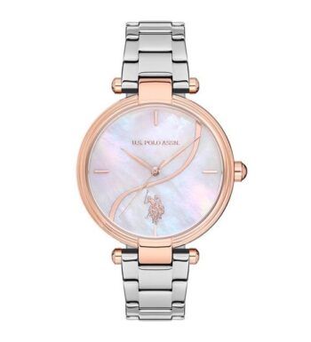 U.S. Polo Assn. USPA2021-01 Quartz Çelik Gri Sedef Kadran 37 mm Kadın Kol Saati