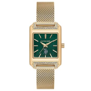 U.S. Polo Assn. USPA2073-01 Quartz Hasır 24x36 mm Altın Kadın Kol Saati