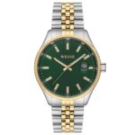 Wesse WWG206805 Quartz Çelik Altın/Gri Yeşil Kadran 42 mm Erkek Kol Saati
