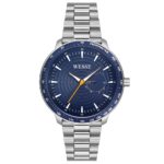 Wesse WWG207903 Quartz Çelik Gri Mavi Kadran 43 mm Erkek Kol Saati