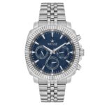 Wesse WWG210003 Quartz Çelik Gri Mavi Kadran 42 mm Erkek Kol Saati