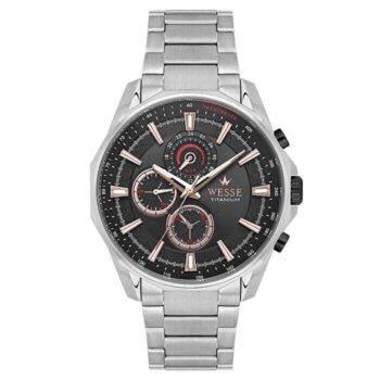 Wesse WWG403602 Quartz Titanyum Gri Füme Kadran 42 mm Erkek Kol Saati
