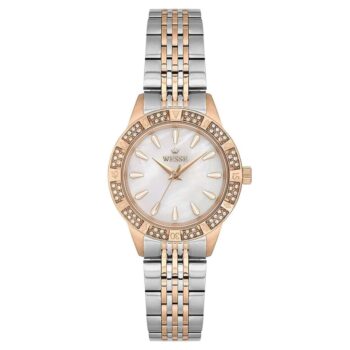 Wesse WWL113605 Quartz Çelik Rose/Gri Sedef Kadran 30 mm Kadın Kol Saati