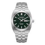 Quantum QMG1256.370 Otomatik Çelik Gri Yeşil Kadran Safir Cam 10 ATM 41 mm Erkek Kol Saati