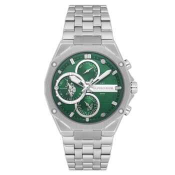 U.s. Polo Assn. USPA1121-03 Quartz Gri Yeşil Kadran Erkek Kol Saati