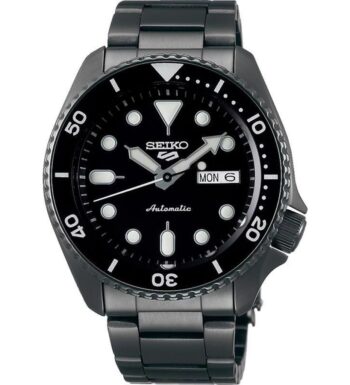 Seiko 5 SRPD65K1 Otomatik Çelik Füme Siyah Kadran 10 ATM 42 mm Erkek Kol Saati