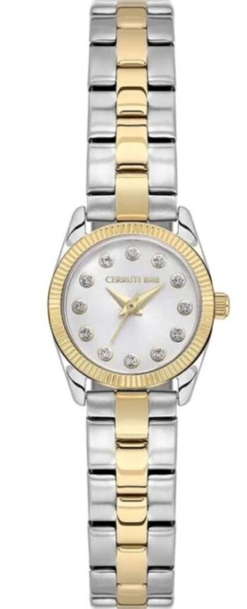 Cerruti 1881 CIWLG0101006 Quartz Çelik Altın Rengi/Gri 19 mm Kadın/Kız Kol Saati