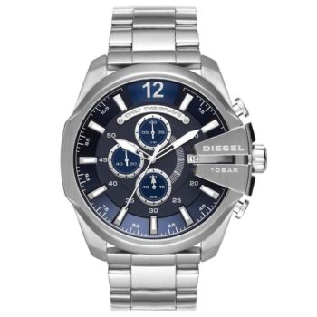 Diesel DZ4417 Quartz Çelik Gri Lacivert Kadran 51 mm 10 ATM Erkek Kol Saati