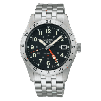Seiko 5 SSK023K Otomatik Çelik Gri Siyah Kadran 10 ATM 39 mm Erkek Kol Saati