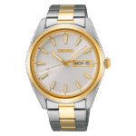 Seiko SUR446P Quartz Çelik Gri-Sarı Safir Cam 10 ATM 40 mm Erkek Kol Saati